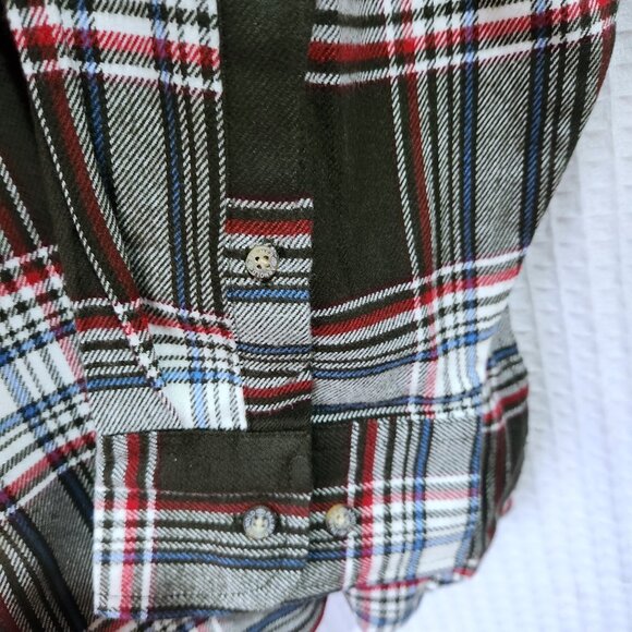 Arnold Palmer Shirt Plaid Flannel Men 2XL Button Down Easy Care Long Sleeve New - Picture 8 of 8